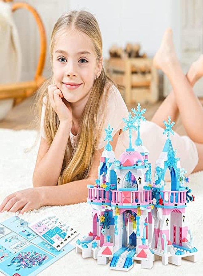 Babelly 552Pcs Princess Castle Building Block Toys for Girls Toys for Kids Birthday Gifts Toys for 10+ Years Old Girls, Multi Color - Image 5